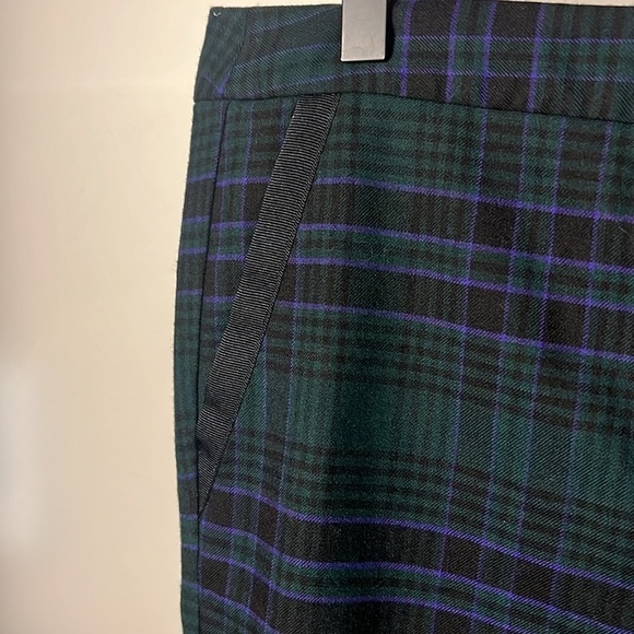 Talbots Plaid Cropped Pants Size 6P - Picture 5 of 7
